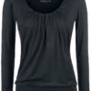 "Frail Shirt" Langarmshirt Schwarz Von Black Premium By EMP