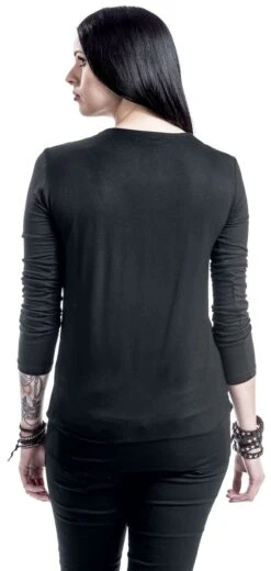 "Frail Shirt" Langarmshirt Schwarz Von Black Premium By EMP -Forbunrs Geschaft 193565wb emp