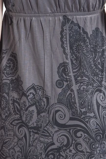 "Smock" Kurzes Kleid Grau Von Innocent 6 "Smock" Kurzes Kleid Grau Von Innocent – Bild 4