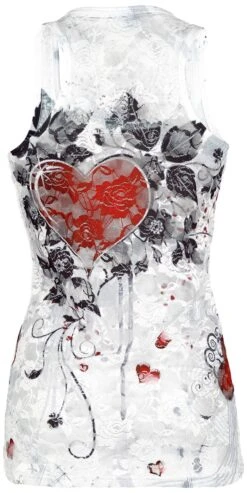 "Rose Heart" Top Weiß Von Innocent 9 "Rose Heart" Top Weiß Von Innocent -Forbunrs Geschaft 251884b emp