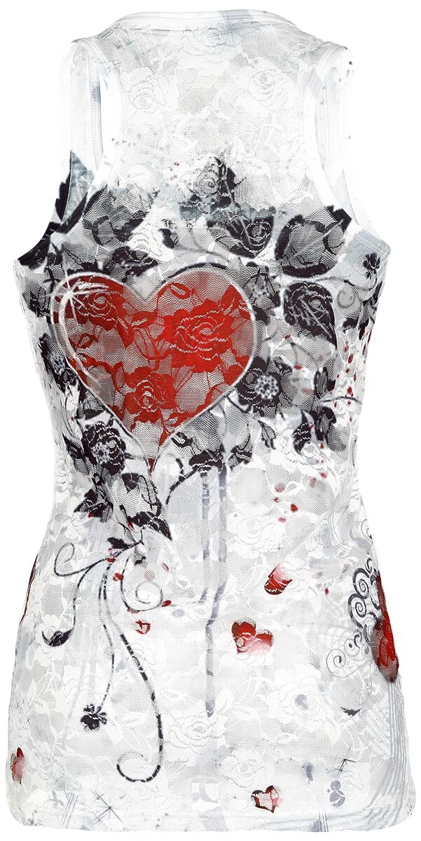 "Rose Heart" Top Weiß Von Innocent 4 "Rose Heart" Top Weiß Von Innocent – Bild 2