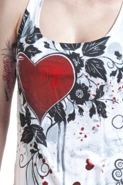 "Rose Heart" Top Weiß Von Innocent 10 "Rose Heart" Top Weiß Von Innocent -Forbunrs Geschaft 251884d emp