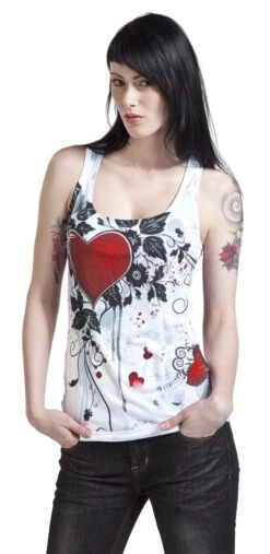 "Rose Heart" Top Weiß Von Innocent 12 "Rose Heart" Top Weiß Von Innocent -Forbunrs Geschaft 251884wa emp