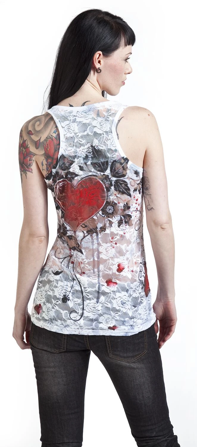 "Rose Heart" Top Weiß Von Innocent 8 "Rose Heart" Top Weiß Von Innocent – Bild 6