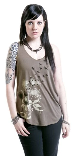 "Flock Top" Top Braun Von Innocent -Forbunrs Geschaft 293667wa emp
