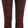 "Megan" Jeans Schwarz/rot Von Rock Rebel By EMP -Forbunrs Geschaft 320524a