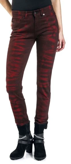 "Megan" Jeans Schwarz/rot Von Rock Rebel By EMP 15 "Megan" Jeans Schwarz/rot Von Rock Rebel By EMP -Forbunrs Geschaft 320524wa