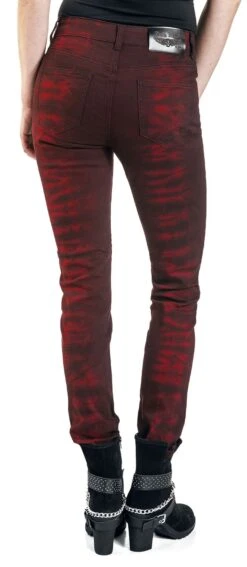 "Megan" Jeans Schwarz/rot Von Rock Rebel By EMP 17 "Megan" Jeans Schwarz/rot Von Rock Rebel By EMP -Forbunrs Geschaft 320524wb