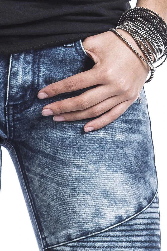 "Biker Pants" Jeans Blau Von RED By EMP 5 "Biker Pants" Jeans Blau Von RED By EMP – Bild 3