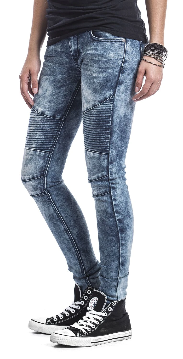 "Biker Pants" Jeans Blau Von RED By EMP 9 "Biker Pants" Jeans Blau Von RED By EMP – Bild 7