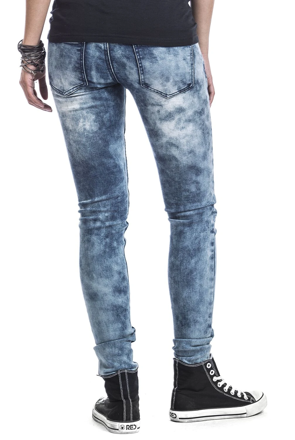 "Biker Pants" Jeans Blau Von RED By EMP 10 "Biker Pants" Jeans Blau Von RED By EMP – Bild 8