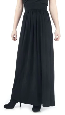 "Long Skirt" Langer Rock Schwarz Von Rotterdamned -Forbunrs Geschaft 322208wa emp