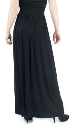 "Long Skirt" Langer Rock Schwarz Von Rotterdamned -Forbunrs Geschaft 322208wb emp