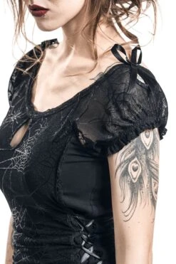 "Spider" T-Shirt Schwarz Von Banned Alternative -Forbunrs Geschaft 322297d3 emp