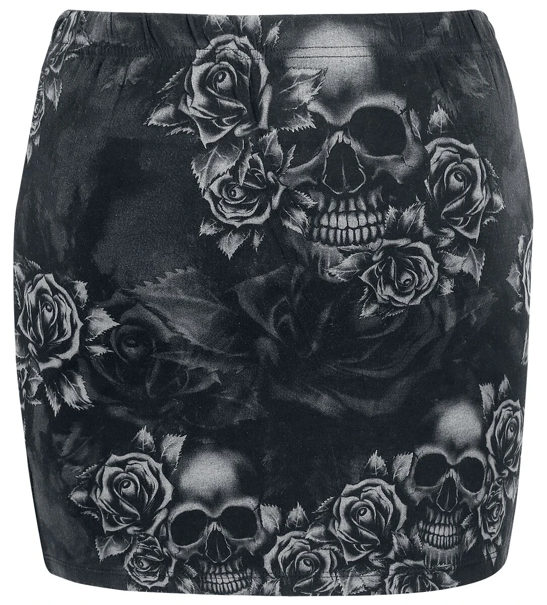 "The Double Life" Kurzer Rock Schwarz/grau Von Black Premium By EMP 5 "The Double Life" Kurzer Rock Schwarz/grau Von Black Premium By EMP – Bild 3