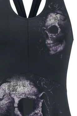 "Dead Flowers" Kurzes Kleid Schwarz Von Alchemy England -Forbunrs Geschaft 325630d emp