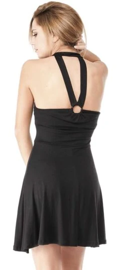 "Dead Flowers" Kurzes Kleid Schwarz Von Alchemy England -Forbunrs Geschaft 325630wb emp