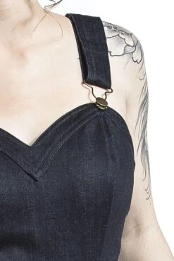 "Marlene Latzhose" Latzhose Blau Von Voodoo Vixen -Forbunrs Geschaft 330205d2 emp