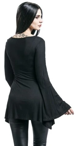 "Bat Country" Langarmshirt Schwarz Von Gothicana By EMP -Forbunrs Geschaft 340228wb emp