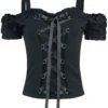 "Luise" T-Shirt Schwarz Von Gothicana By EMP -Forbunrs Geschaft 343528a emp