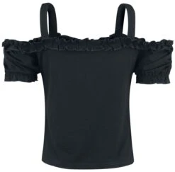 "Luise" T-Shirt Schwarz Von Gothicana By EMP -Forbunrs Geschaft 343528b emp