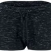 "Ladies Space Dye Hotpants" Hotpant Schwarz Von Urban Classics -Forbunrs Geschaft 344070a