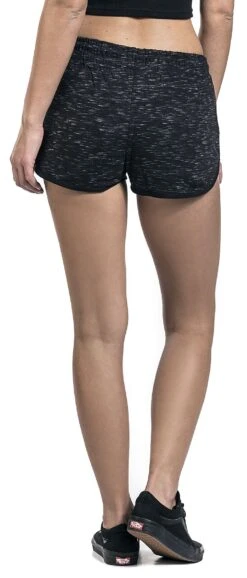 "Ladies Space Dye Hotpants" Hotpant Schwarz Von Urban Classics -Forbunrs Geschaft 344070wb