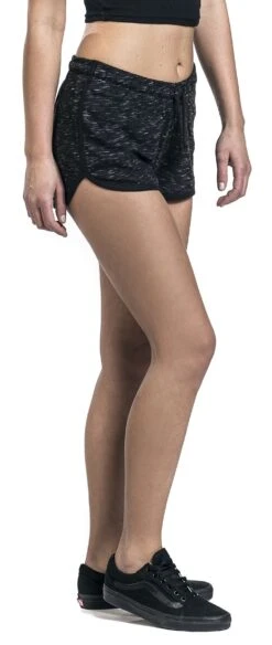 "Ladies Space Dye Hotpants" Hotpant Schwarz Von Urban Classics -Forbunrs Geschaft 344070wb2