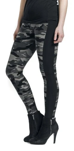 "Ladies Camo Stripe Leggings" Leggings Darkcamo/schwarz Von Urban Classics -Forbunrs Geschaft 344077wa2