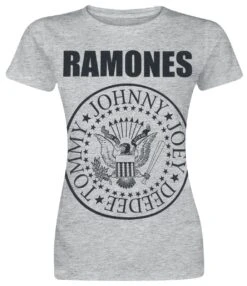 "Seal" T-Shirt Grau Meliert Von Ramones