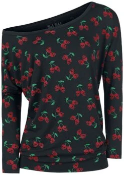 "Fast And Loose" Langarmshirt Schwarz Von Rock Rebel By EMP