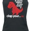"Sad T-Rex" Top Schwarz Von Goodie Two Sleeves -Forbunrs Geschaft 351741a emp