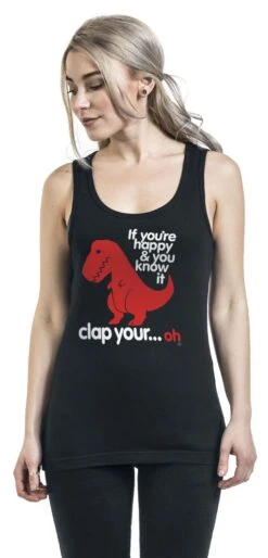 "Sad T-Rex" Top Schwarz Von Goodie Two Sleeves -Forbunrs Geschaft 351741wa emp