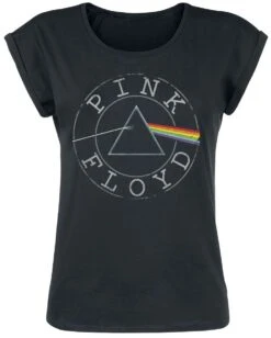 "Logo Circle" T-Shirt Schwarz Von Pink Floyd