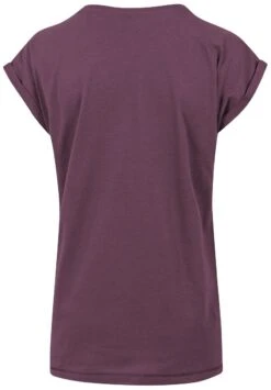 "Ladies Extended Shoulder Tee" T-Shirt Plum Von Urban Classics -Forbunrs Geschaft 355976br