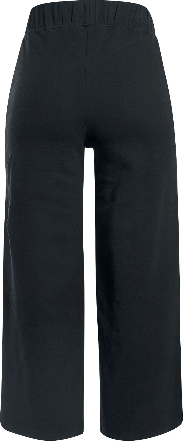 "Ladies Culotte" Stoffhose Schwarz Von Urban Classics 4 "Ladies Culotte" Stoffhose Schwarz Von Urban Classics – Bild 2