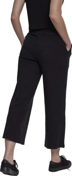 "Ladies Culotte" Stoffhose Schwarz Von Urban Classics 13 "Ladies Culotte" Stoffhose Schwarz Von Urban Classics -Forbunrs Geschaft 370982wb