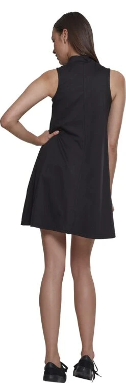 "Ladies A-Line Turtleneck Dress" Kurzes Kleid Schwarz Von Urban Classics -Forbunrs Geschaft 371170wb