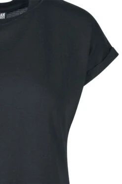 "Ladies Turtle Extended Shoulder Dress" Kurzes Kleid Schwarz Von Urban Classics -Forbunrs Geschaft 371192d