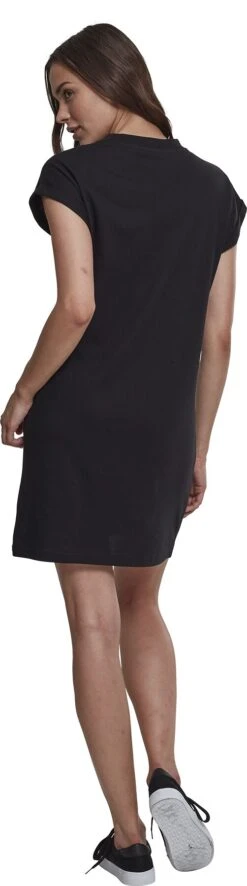 "Ladies Turtle Extended Shoulder Dress" Kurzes Kleid Schwarz Von Urban Classics -Forbunrs Geschaft 371192wb