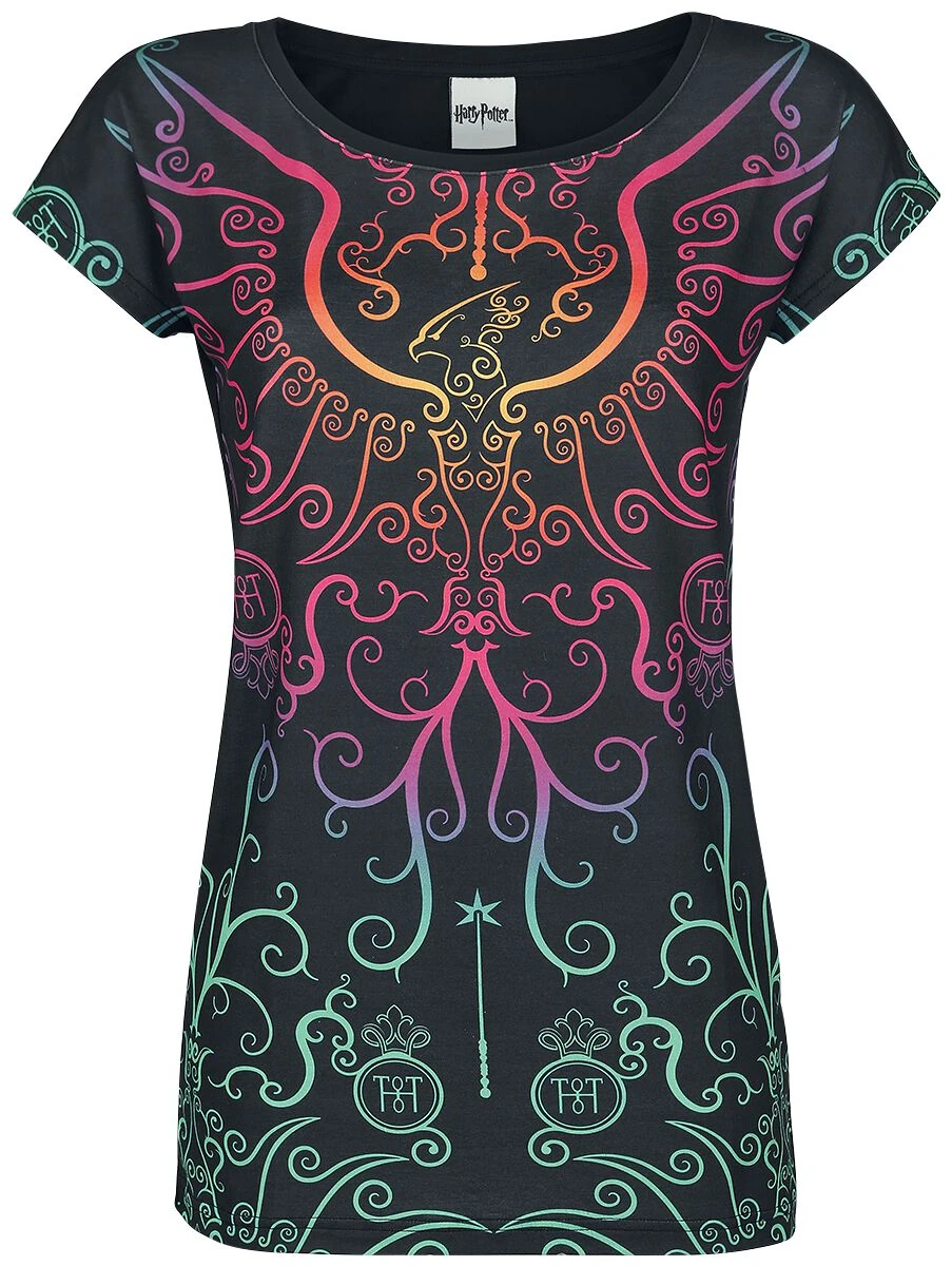 "Phönix" T-Shirt Schwarz Von Harry Potter 3 "Phönix" T-Shirt Schwarz Von Harry Potter