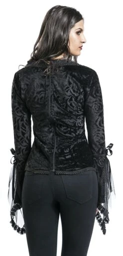 "Rosemary" Langarmshirt Schwarz Von Gothicana By EMP -Forbunrs Geschaft 374648wb