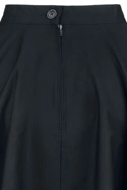 "Paula Skirt" Mittellanger Rock Schwarz Von Hell Bunny -Forbunrs Geschaft 376301d