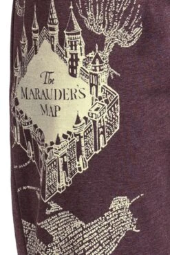 "Karte Des Rumtreibers" Trainingshose Bordeaux Meliert Von Harry Potter -Forbunrs Geschaft 376314d
