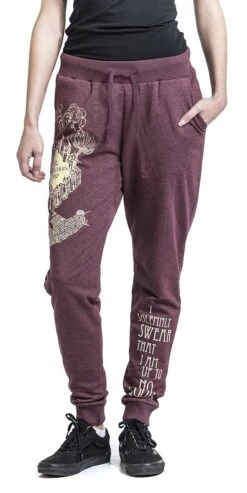 "Karte Des Rumtreibers" Trainingshose Bordeaux Meliert Von Harry Potter -Forbunrs Geschaft 376314wa