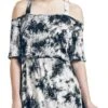 "Saga Tie Dye" Kurzes Kleid Grau Von Innocent -Forbunrs Geschaft 376758