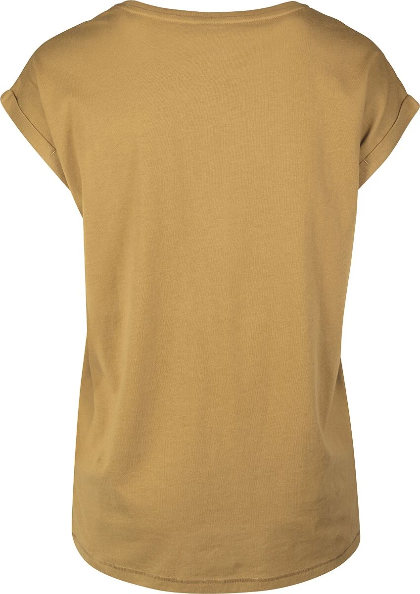 "Ladies Extended Shoulder Tee" T-Shirt Sand Von Urban Classics 4 "Ladies Extended Shoulder Tee" T-Shirt Sand Von Urban Classics – Bild 2