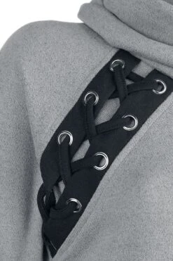 "Hazard Dress" Kurzes Kleid Grau Von Poizen Industries -Forbunrs Geschaft 383955d