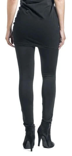 "Leggings With Insert Lace" Leggings Schwarz Von Rotterdamned -Forbunrs Geschaft 385668wb