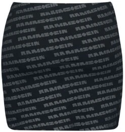 "Logo" Kurzer Rock Schwarz/grau Von Rammstein -Forbunrs Geschaft 387018c2